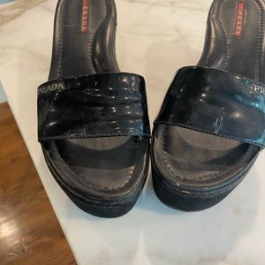 Prada platform sandal